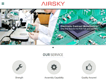 Tablet Screenshot of airsky.com.tw